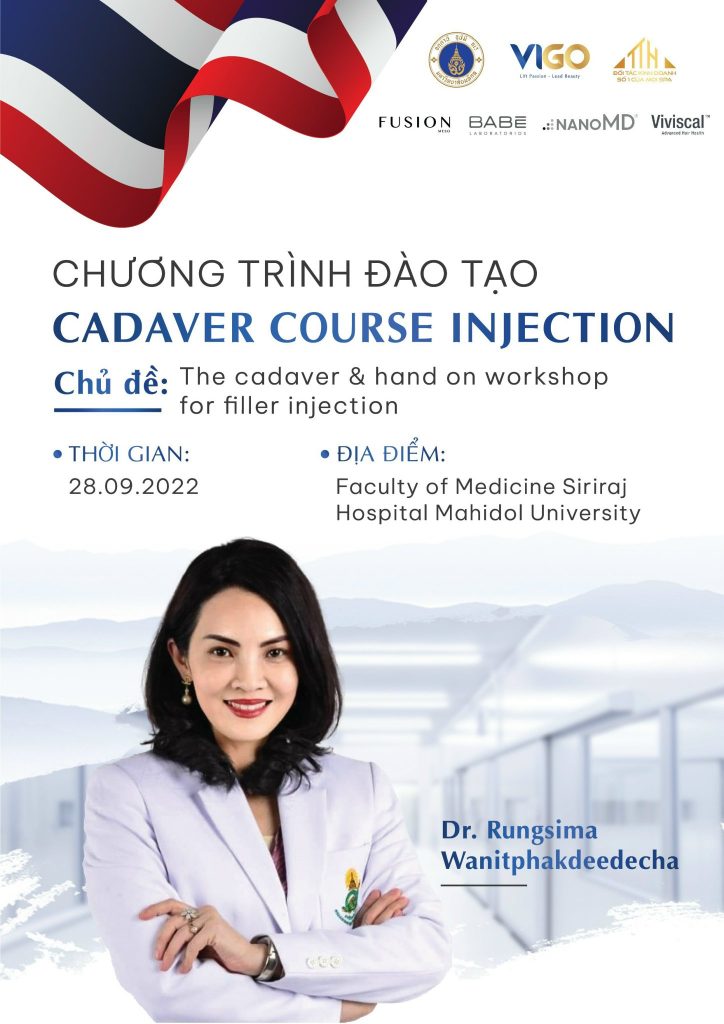 Chương trình đào tạo Cadaver Course Injection, cùng Dr.Rungsima